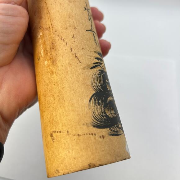 Vintage Japanese Kokeshi Doll Beautiful Wooden 9.5 in Tall  w River Bridge Scene - Picture 8 of 16